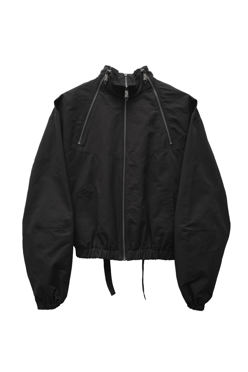XANDER ZHOU / 24SS/Calyx Collar Jacket/マウンテンパーカ/48/コットン/BLK Calyx Collar Jacket – 11747391 online store