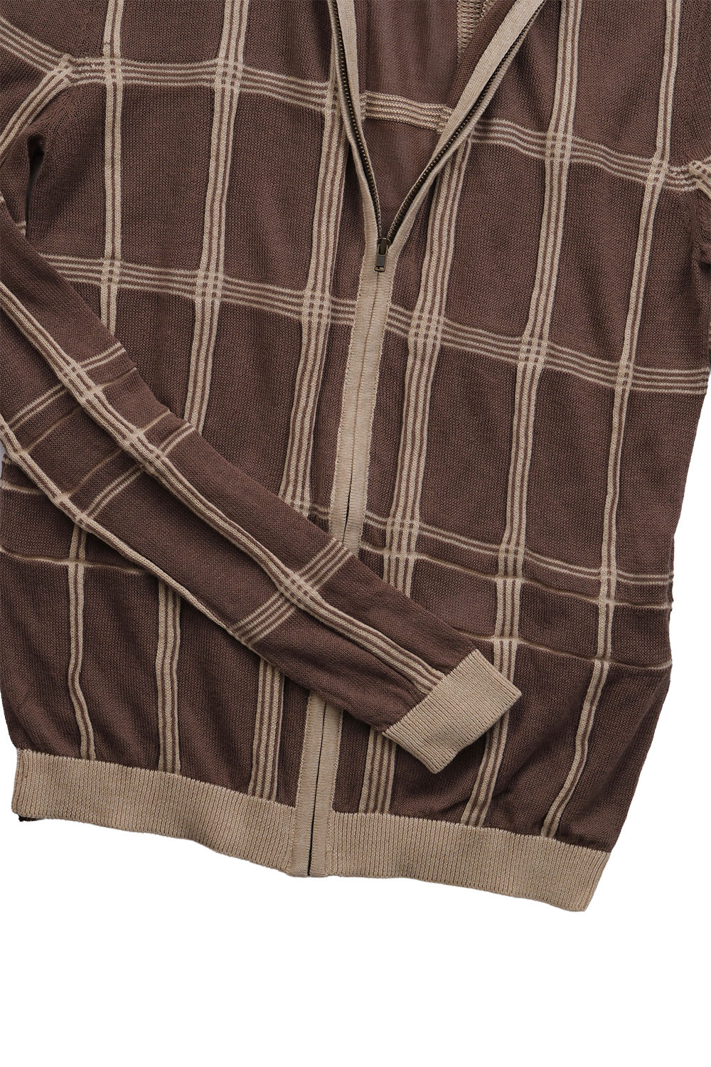 MESHLINE ZIP CARDIGAN