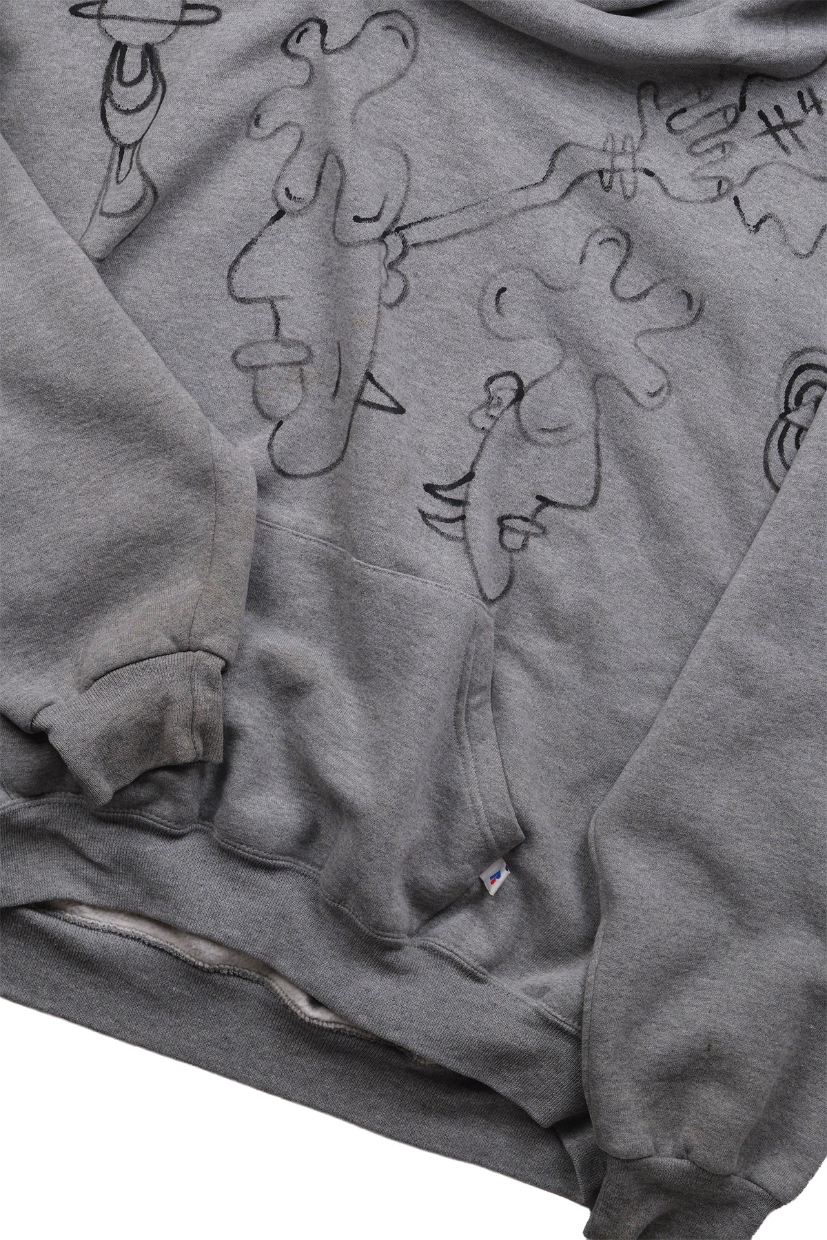 RUSSEL Hand Painted Hoodie