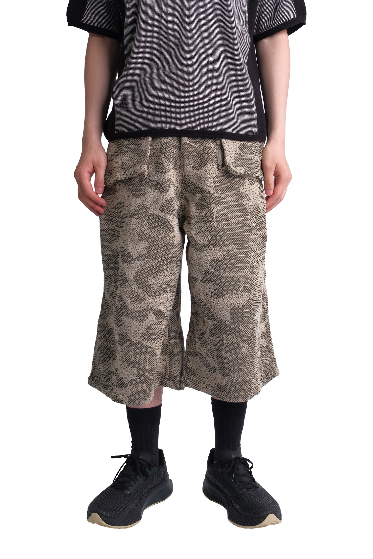 DAPPLED MID SHORTS