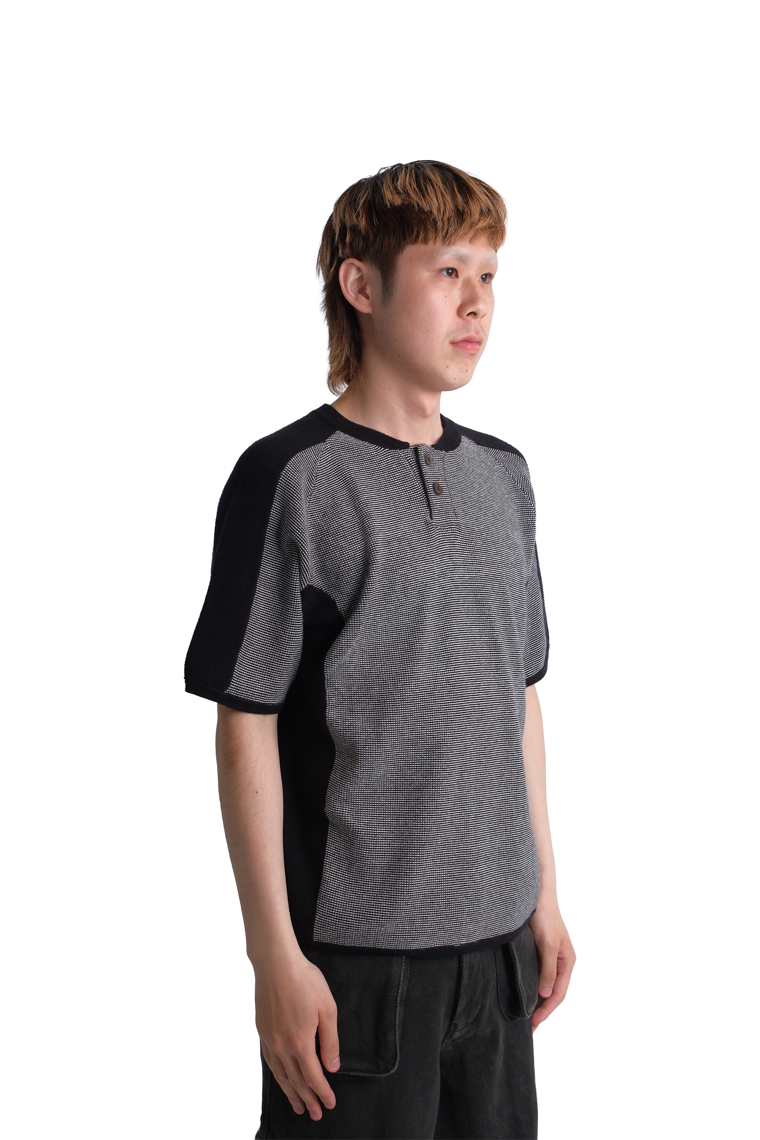 TEXTURED LAYER T-SHIRT