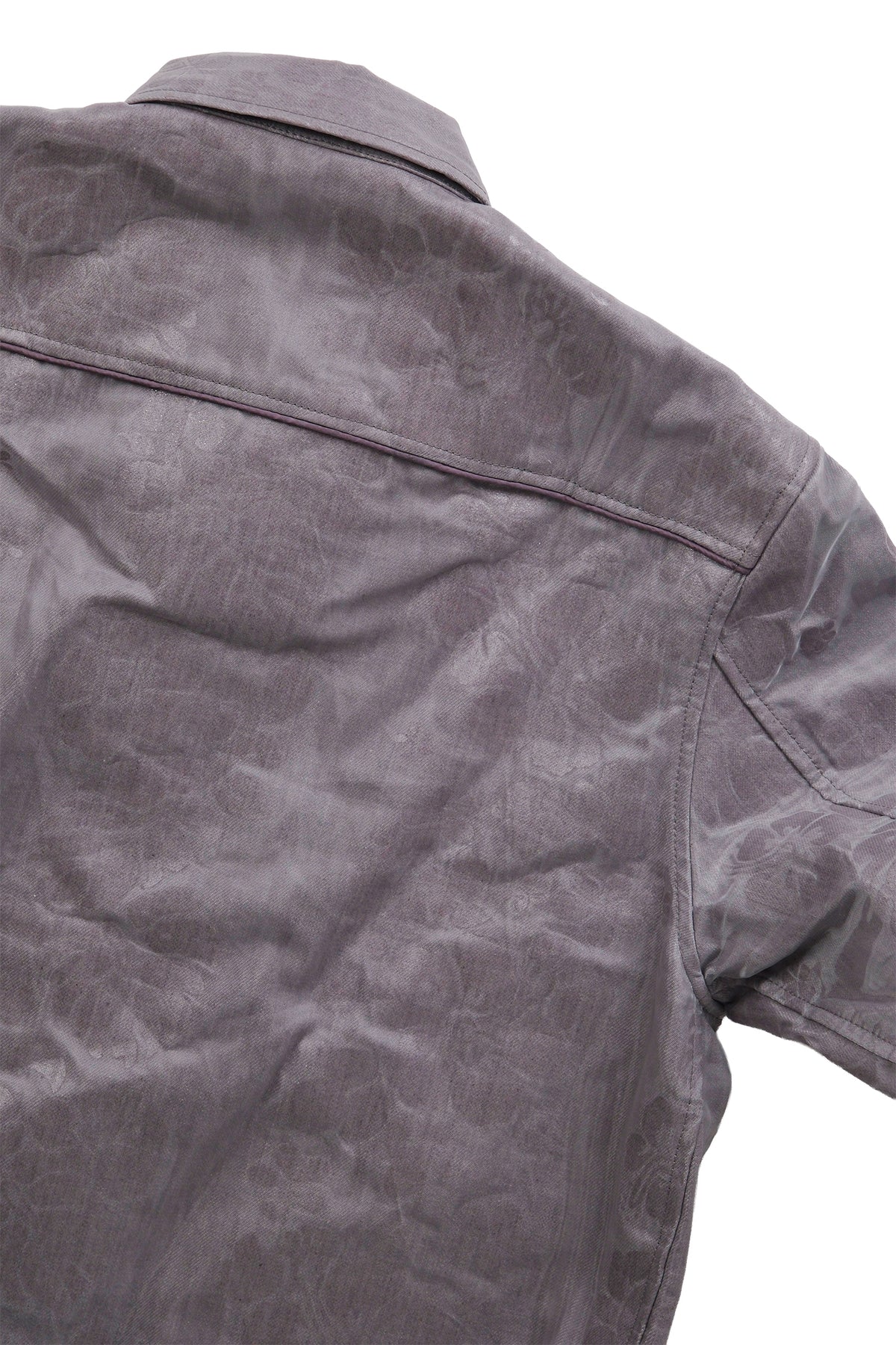 MIRRAGE HIBISCUS DENIM SHIRT