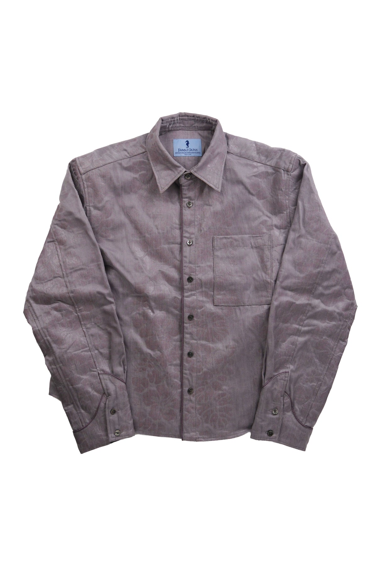 MIRRAGE HIBISCUS DENIM SHIRT