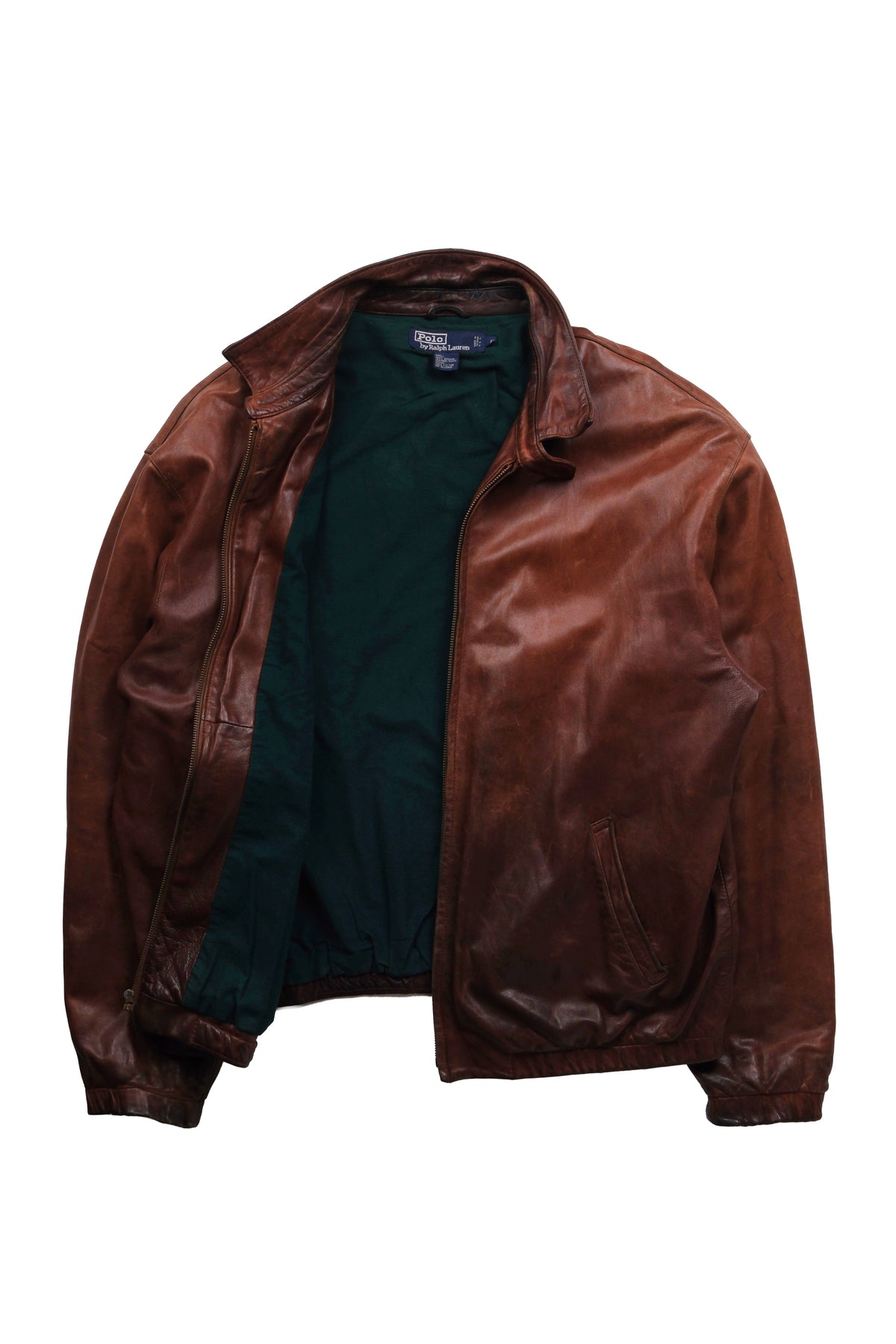 Polo by Leather Harrington Jacket