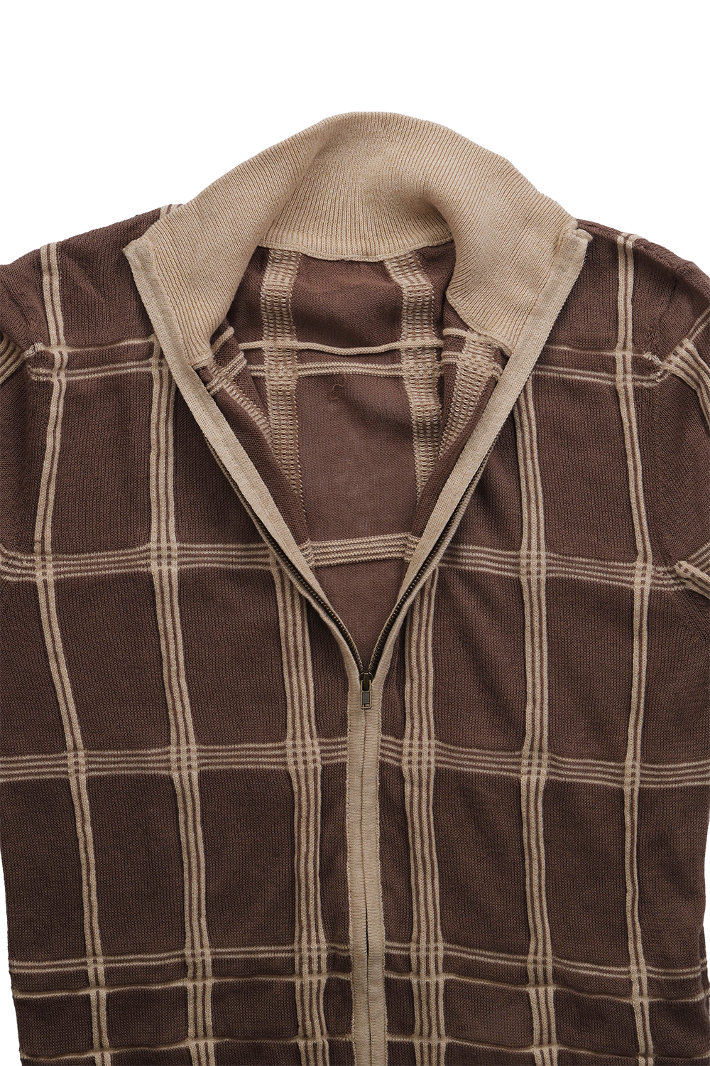 MESHLINE ZIP CARDIGAN