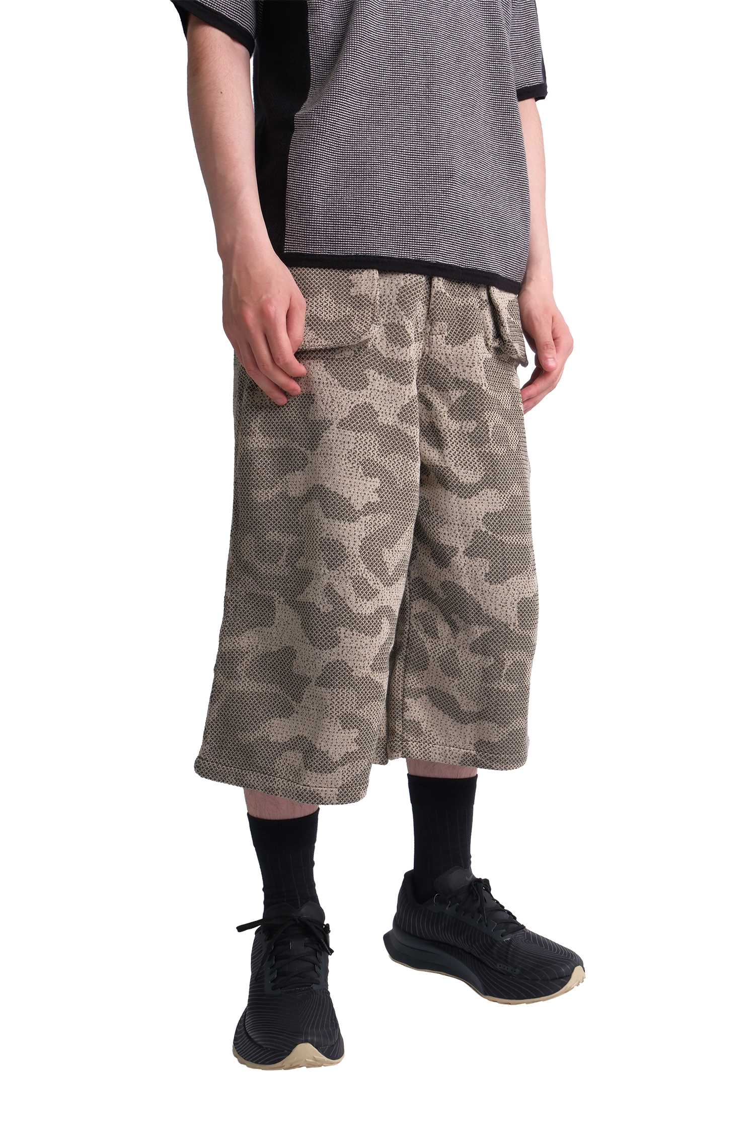 DAPPLED MID SHORTS