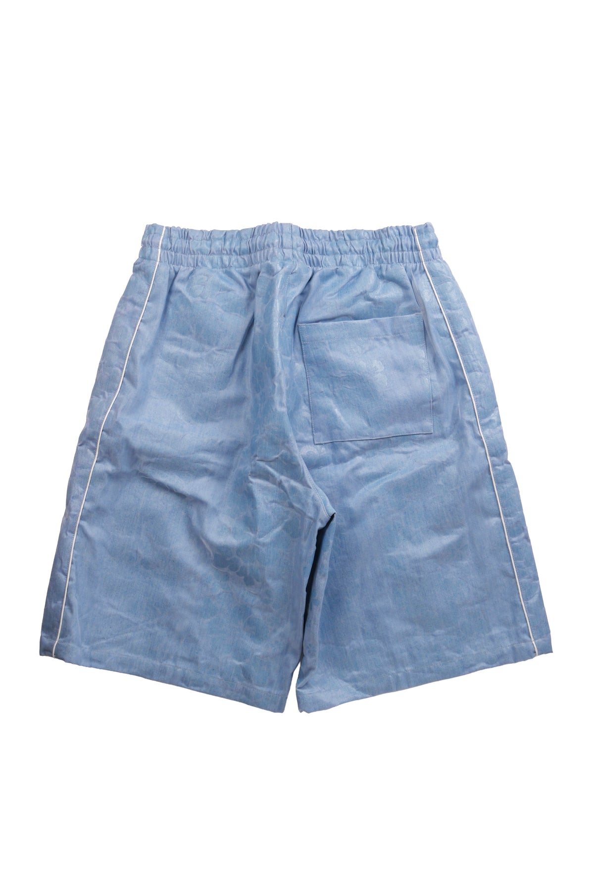 MIRRAGE HIBISCUS DENIM SHORTS
