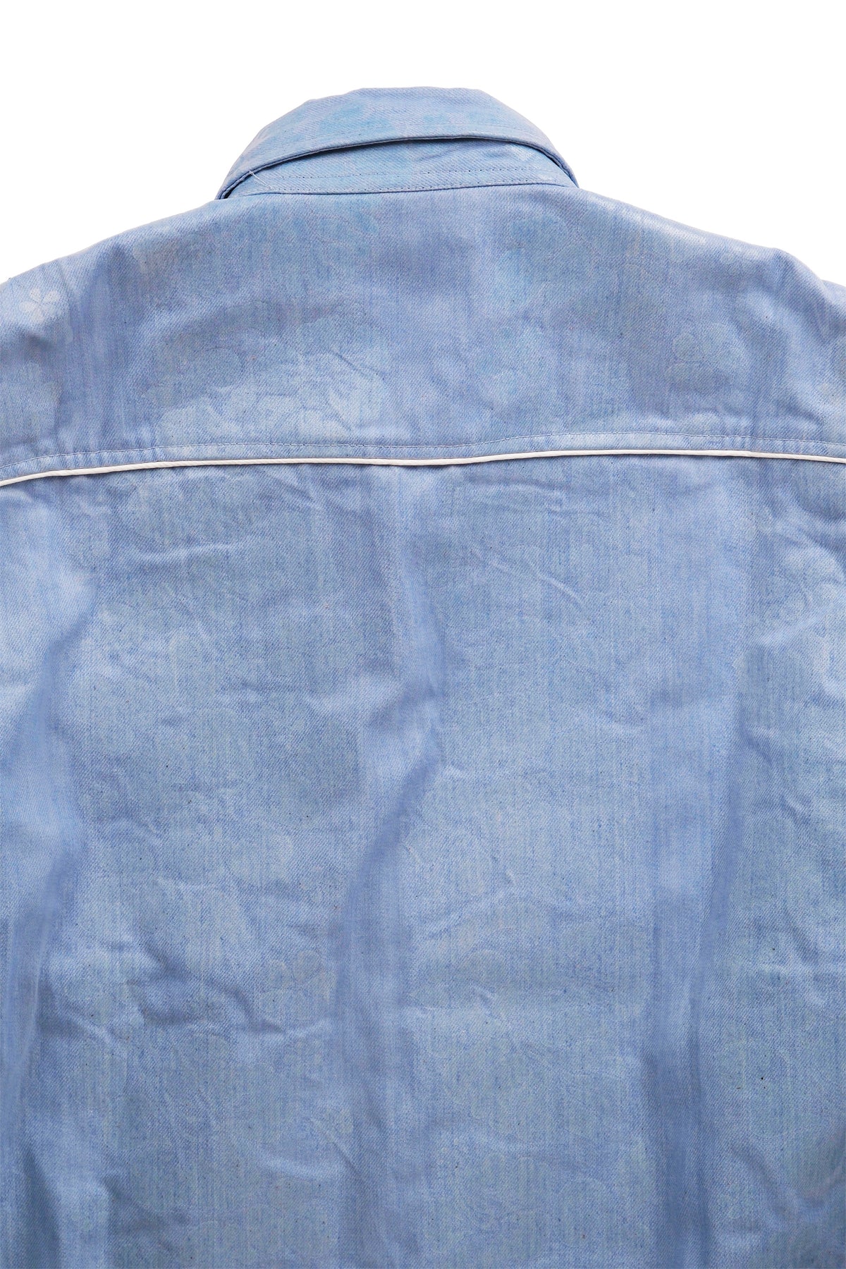 MIRAGE HIBISCUS DENIM SHIRT