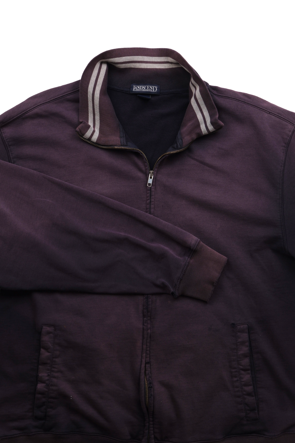 Land's End Full Zip Sweat Fade