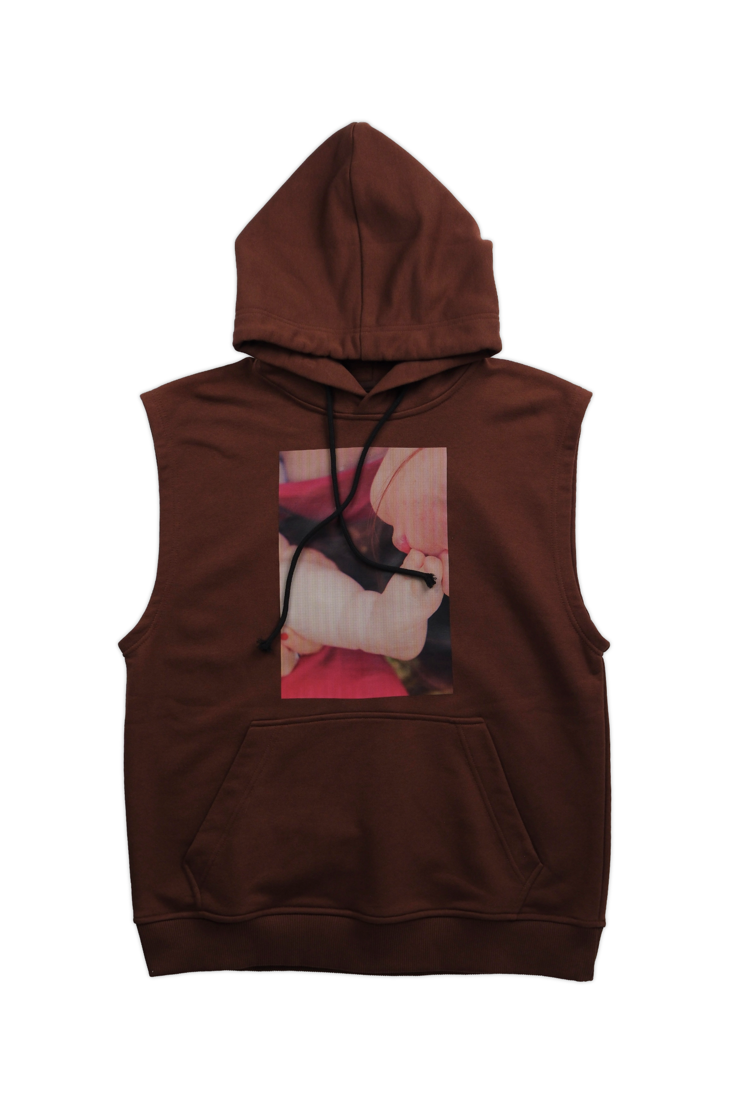 SLEEVELESS HOODIE