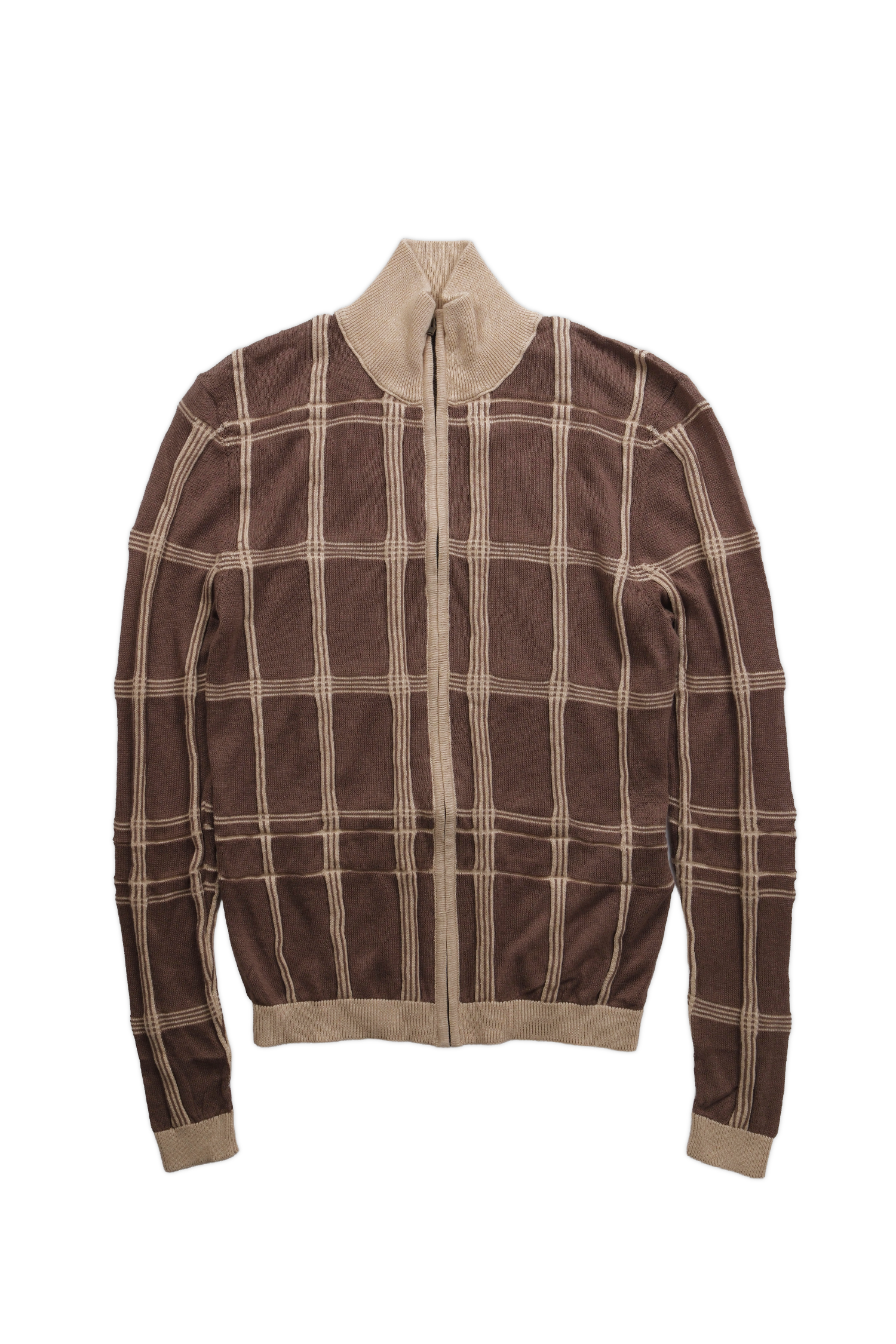 MESHLINE ZIP CARDIGAN