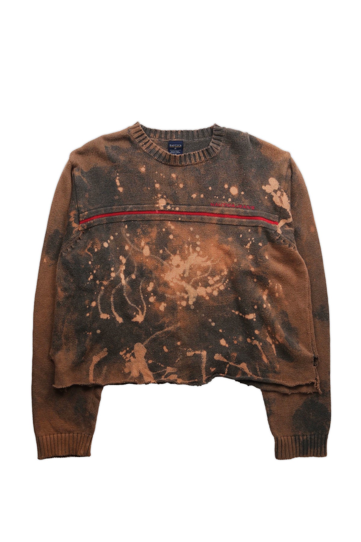 NAUTICA Cut Off Bleached Knit