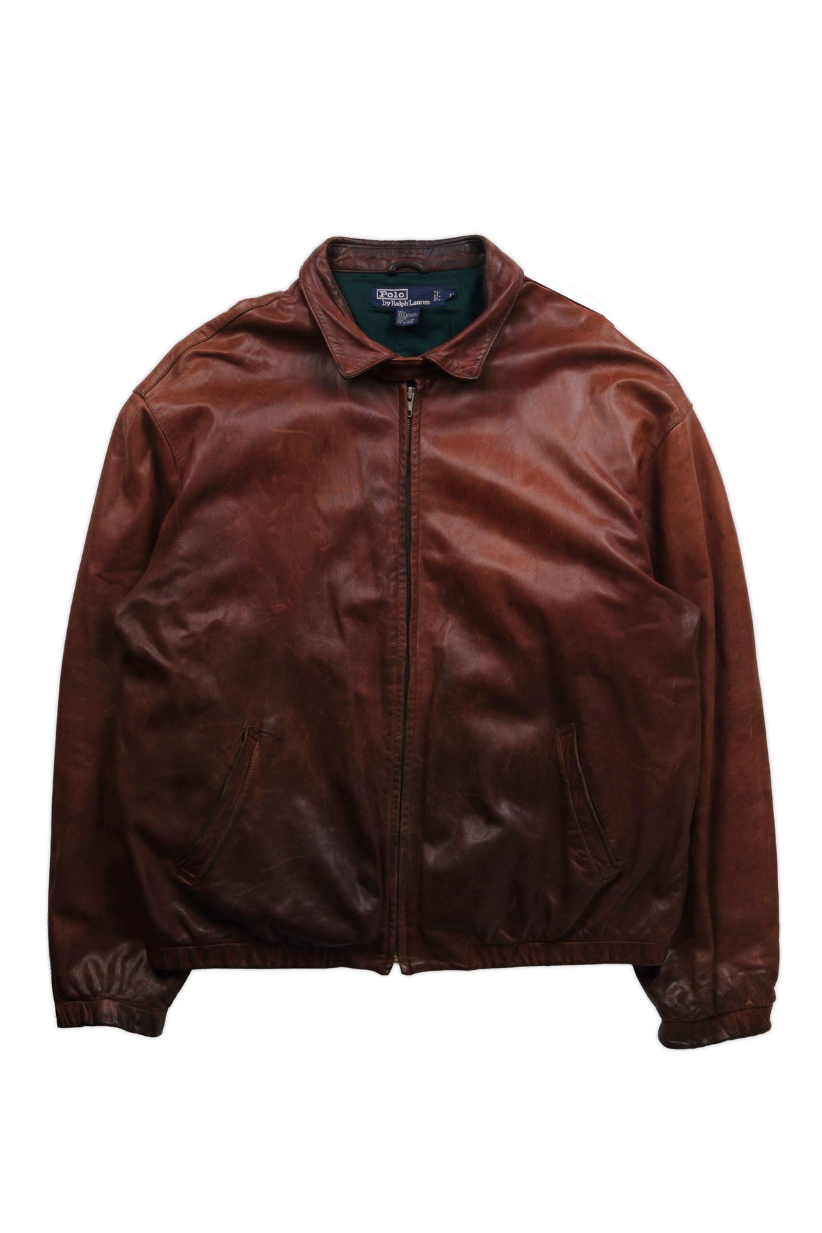 Polo by Leather Harrington Jacket
