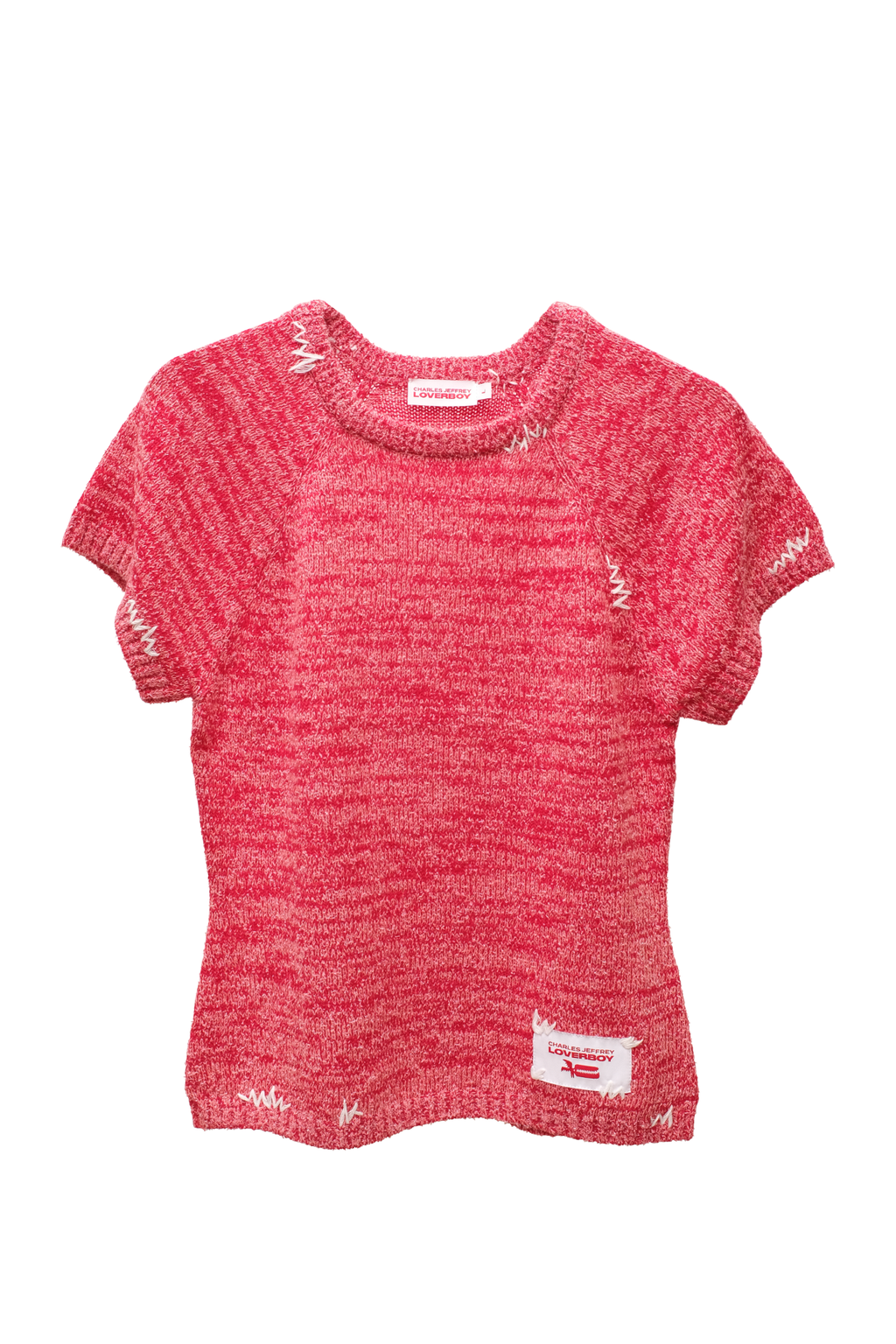 LABEL KNITTED BABY TEE