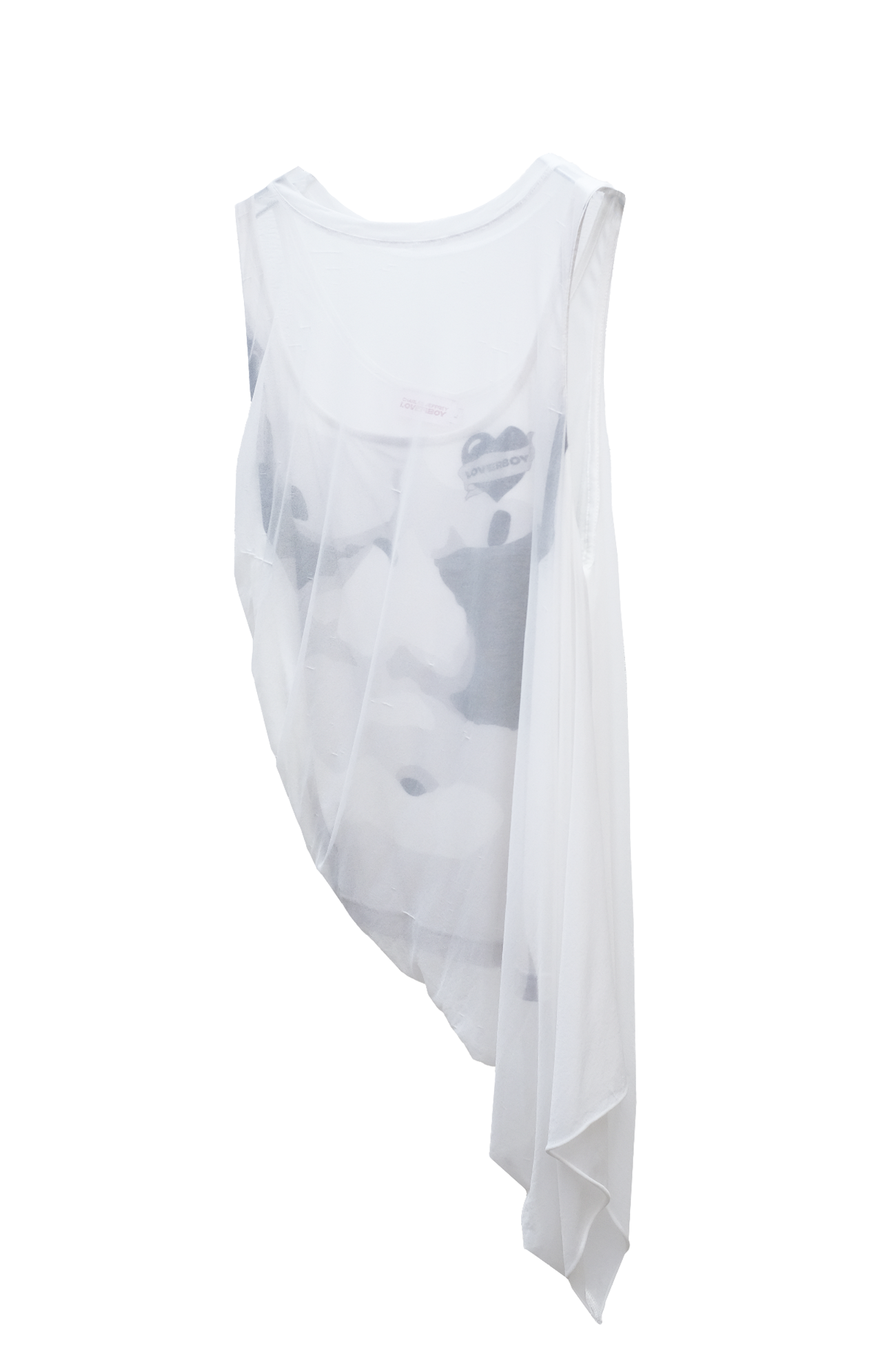 DRAPED MESH VEST