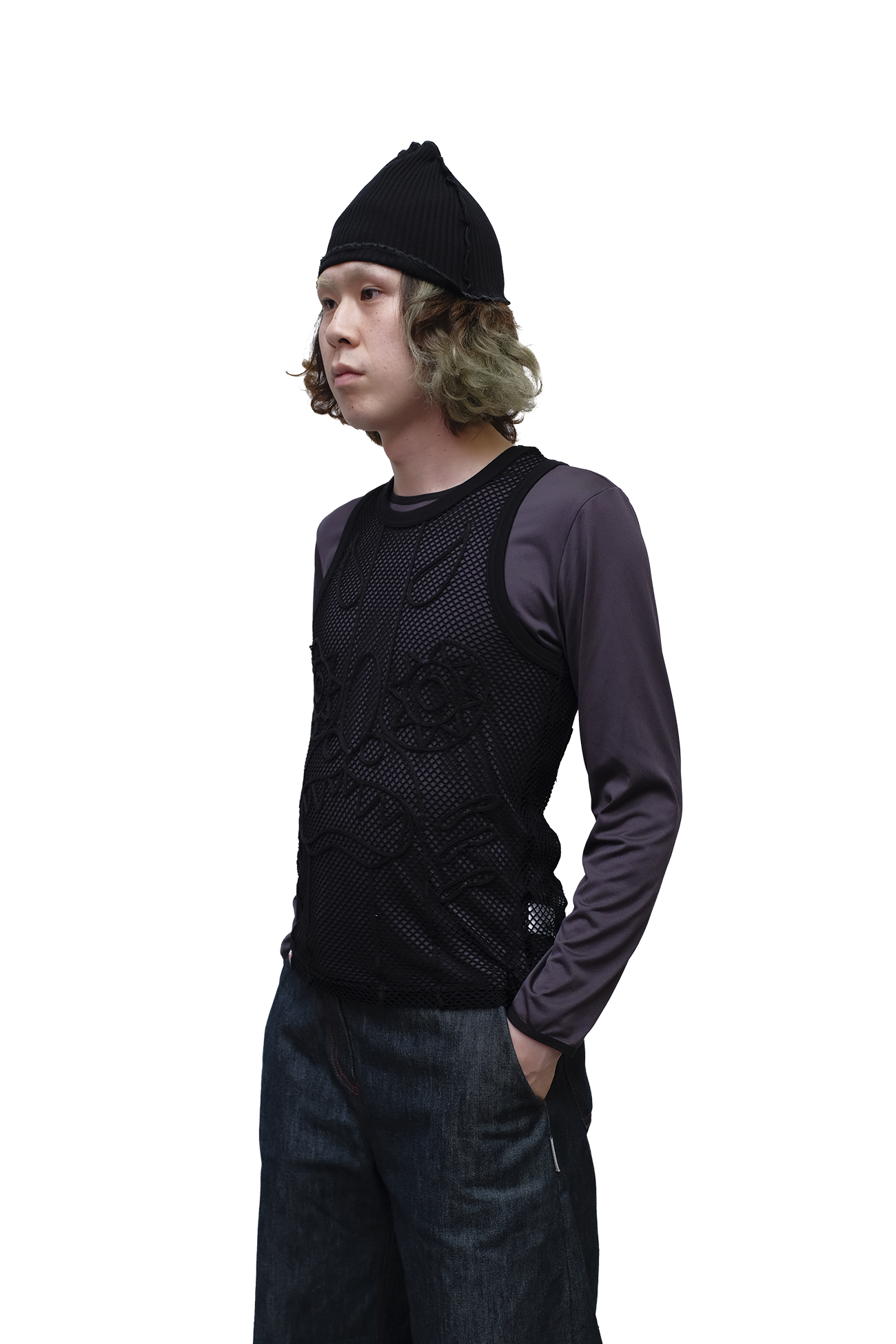 GRAPHIC NET VEST