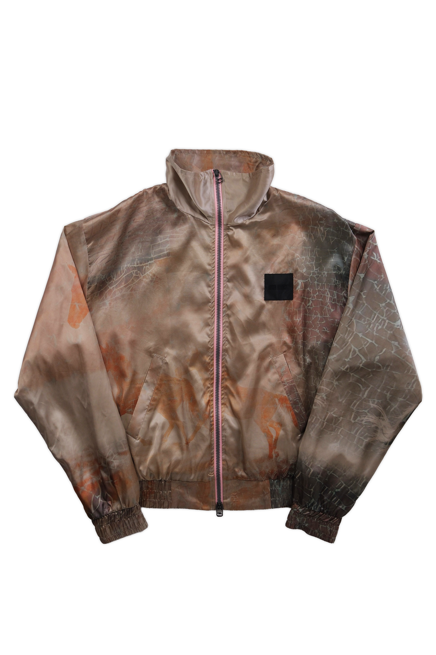 HORSE & SMILE PRINTED JACKET