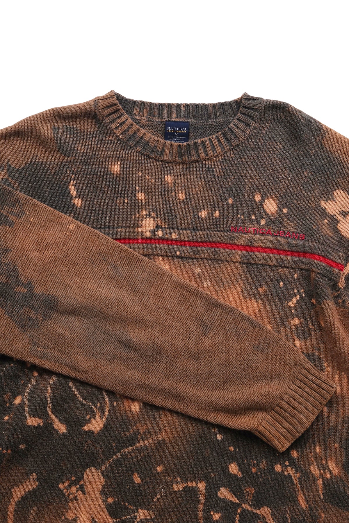 NAUTICA Cut Off Bleached Knit