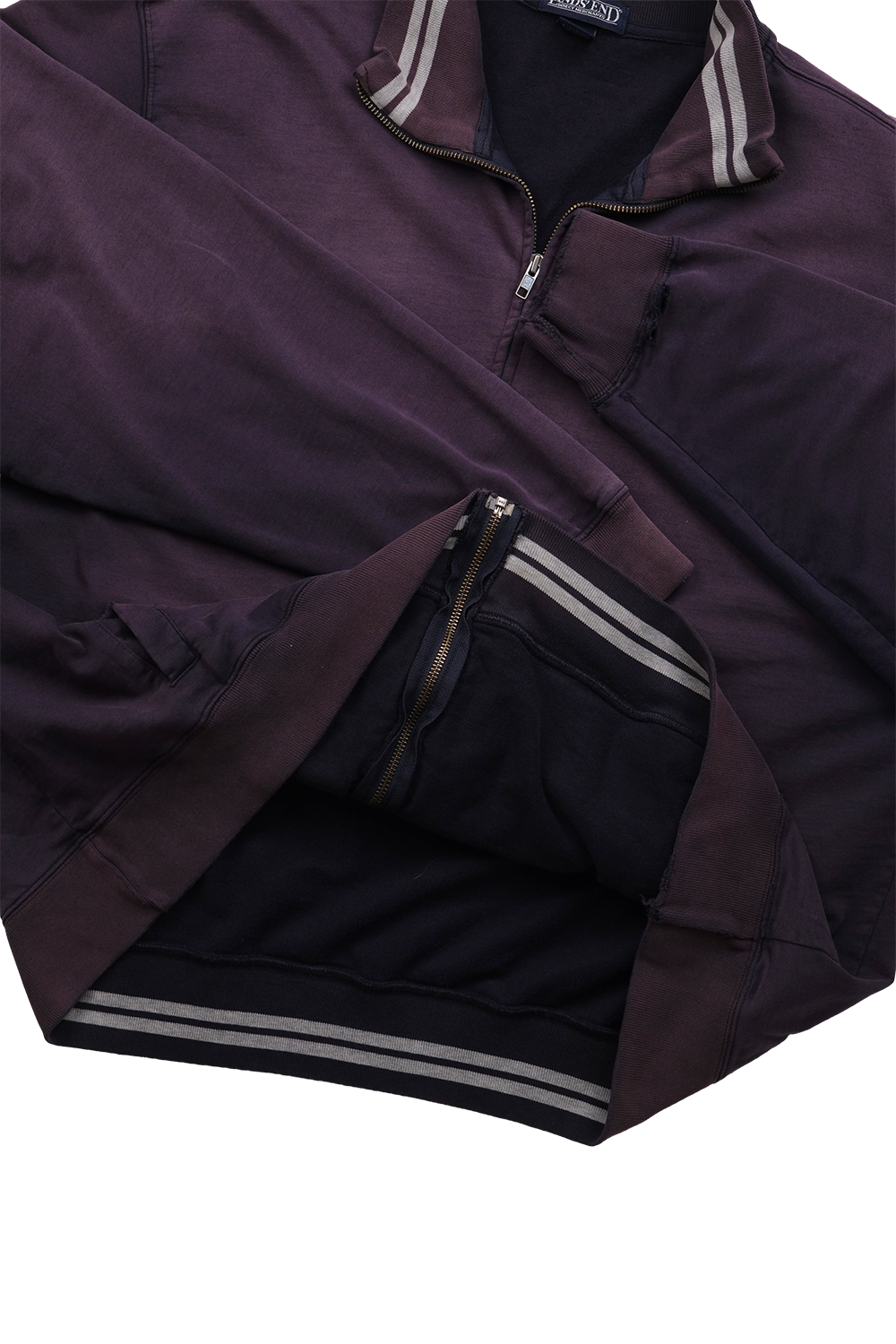 Land's End Full Zip Sweat Fade