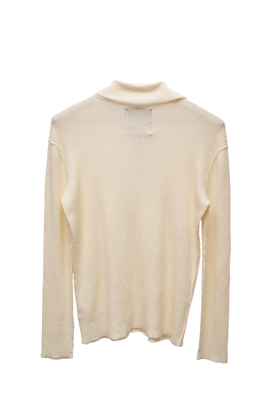 ZIPPER KNIT RIB POLO