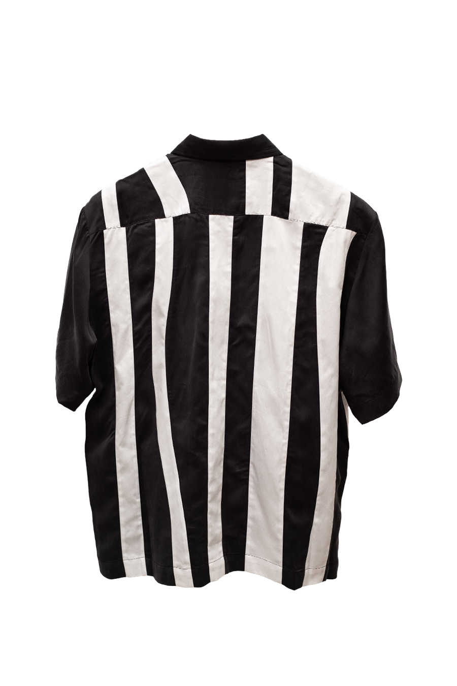 WHITE STRIPES CUPRO SS ZIP SHIRT