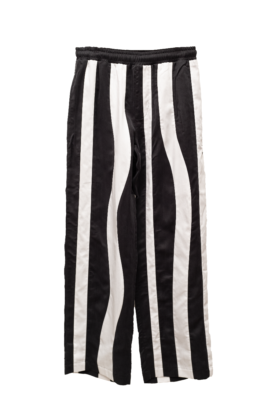 WHITE STRIPES CUPRO RELAX PANT