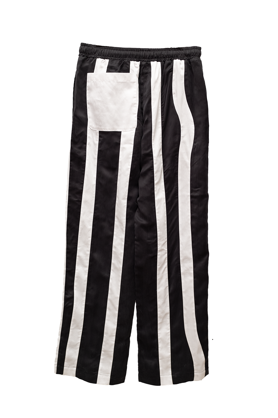 WHITE STRIPES CUPRO RELAX PANT