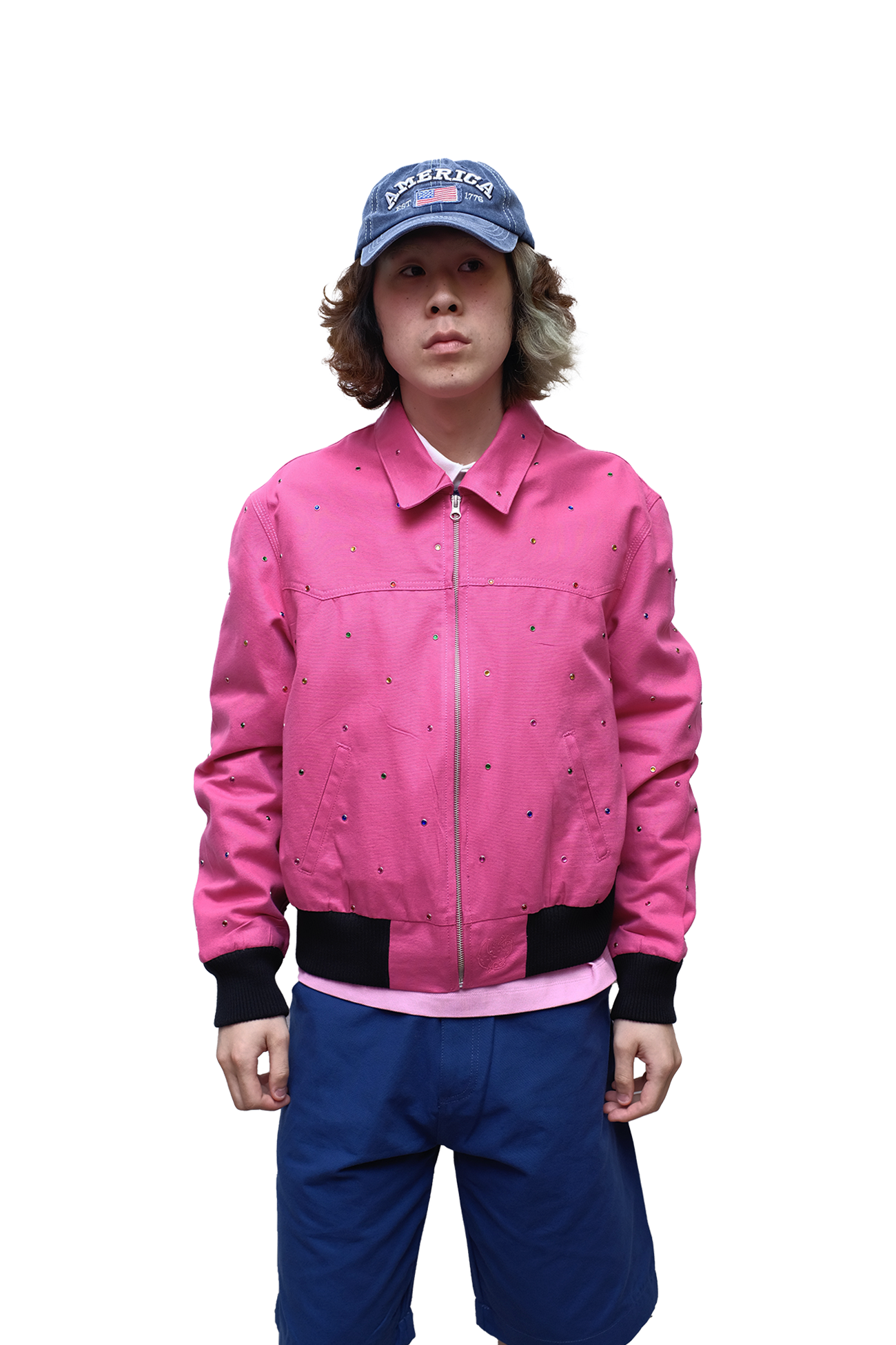 UNISEX STUDDED SANTA FE WORK JACKET WOVEN