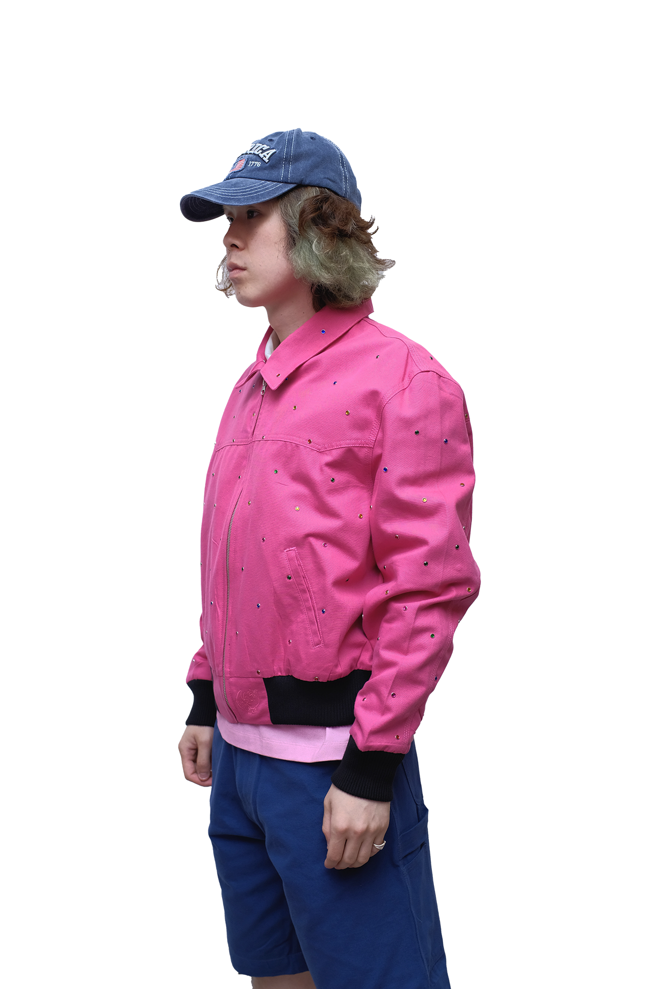 UNISEX STUDDED SANTA FE WORK JACKET WOVEN