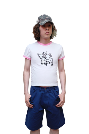 UNISEX ERI PRINT BABY TEE KNIT