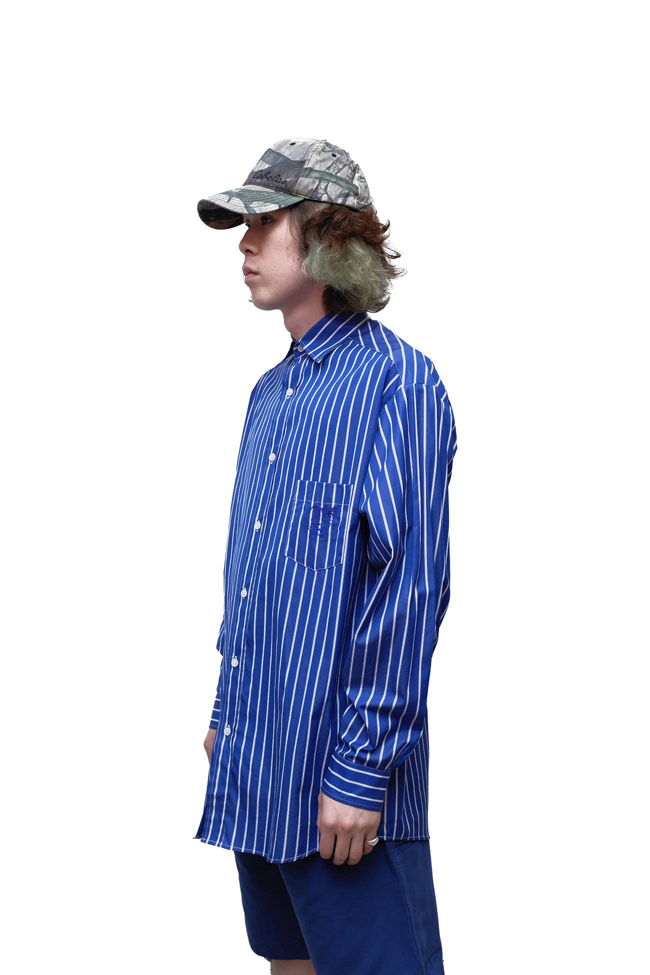 STRIPED BUTTON DOWN SHIRT