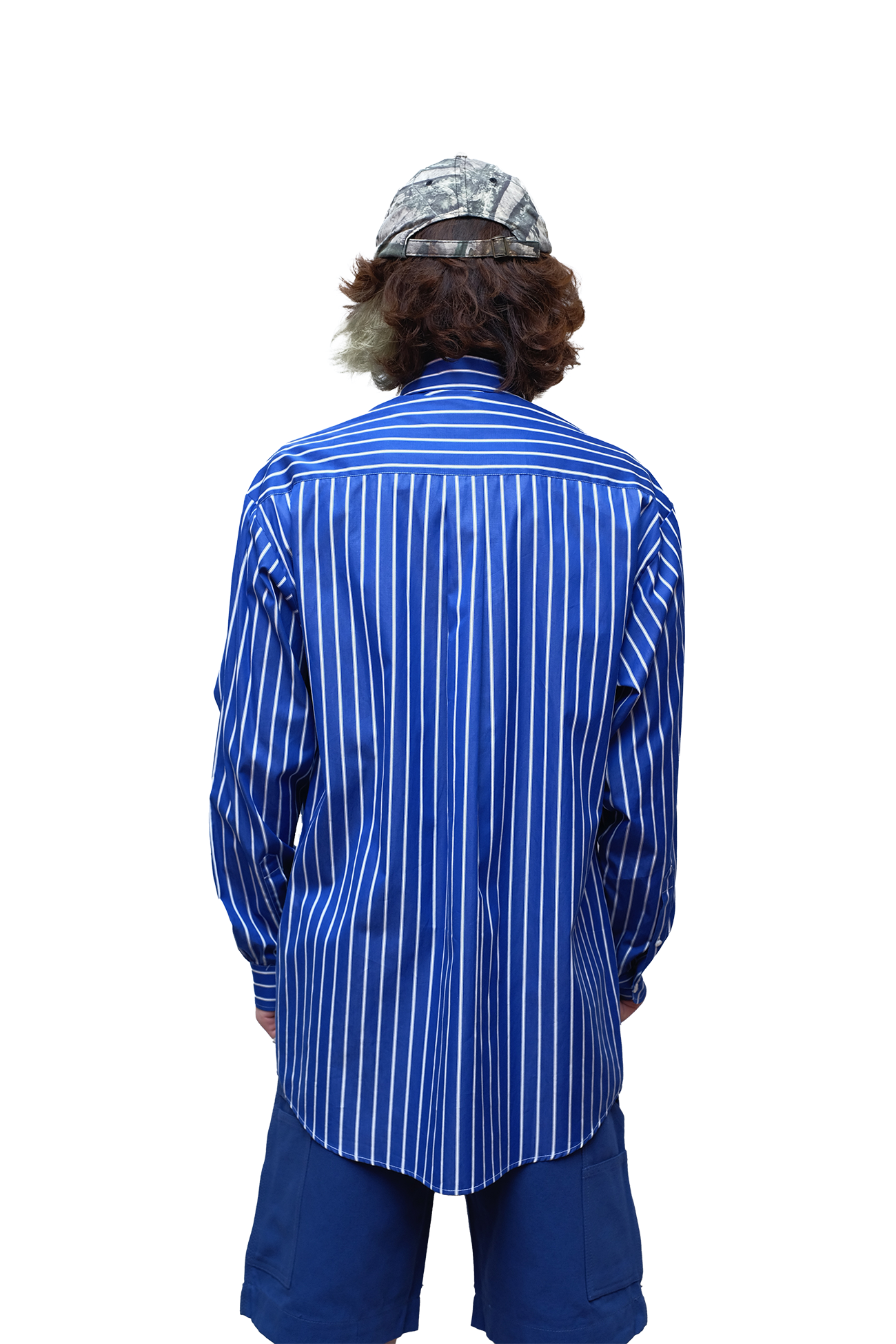 STRIPED BUTTON DOWN SHIRT