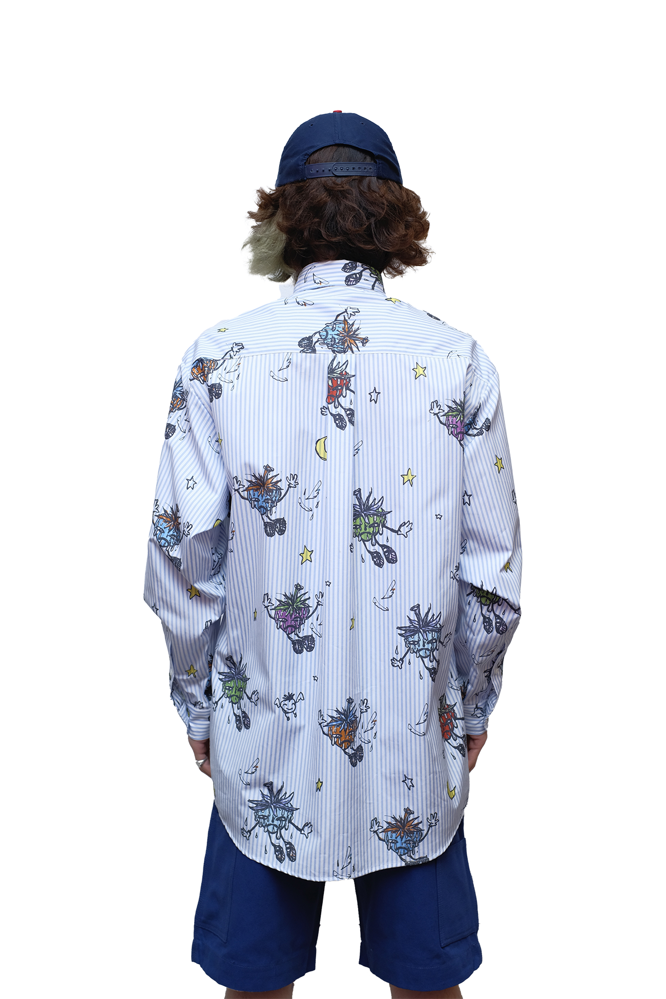 UNISEX STRAWBABIES BUTTON DOWN SHIRT WOVEN