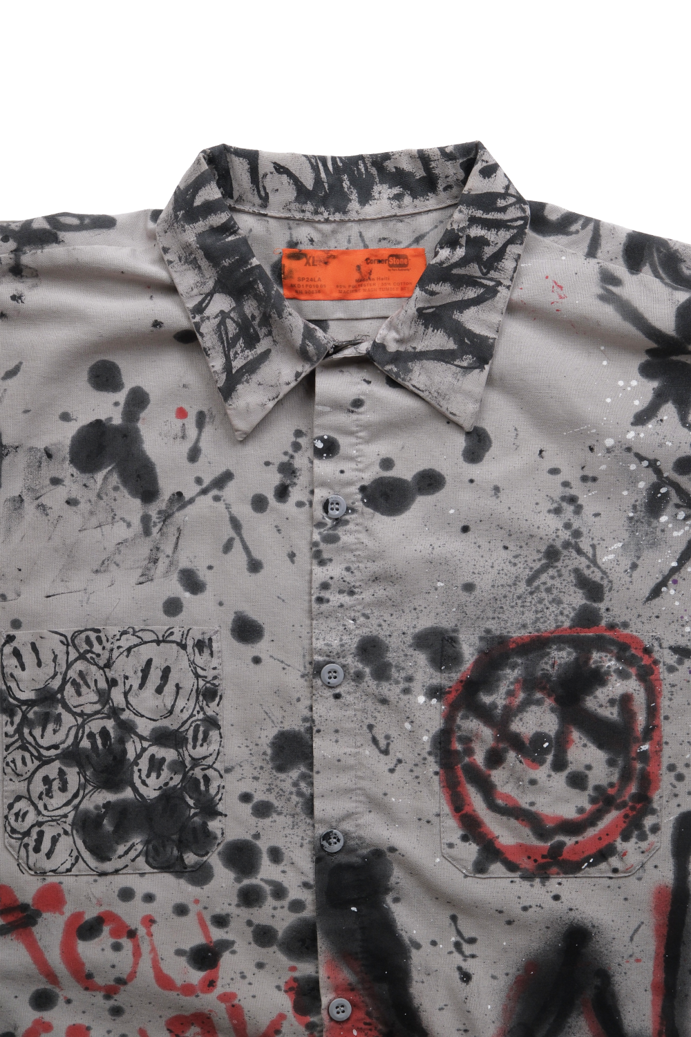 Custom Painted Cut-off Sleeveless