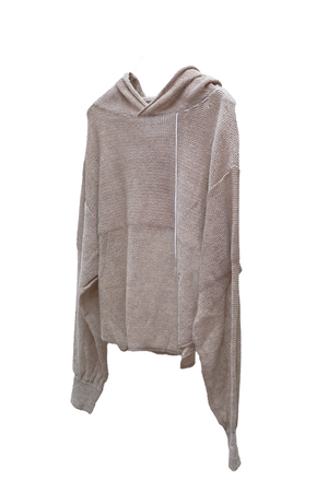 HOODIE RETE CASHMERE