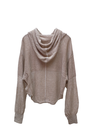 HOODIE RETE CASHMERE