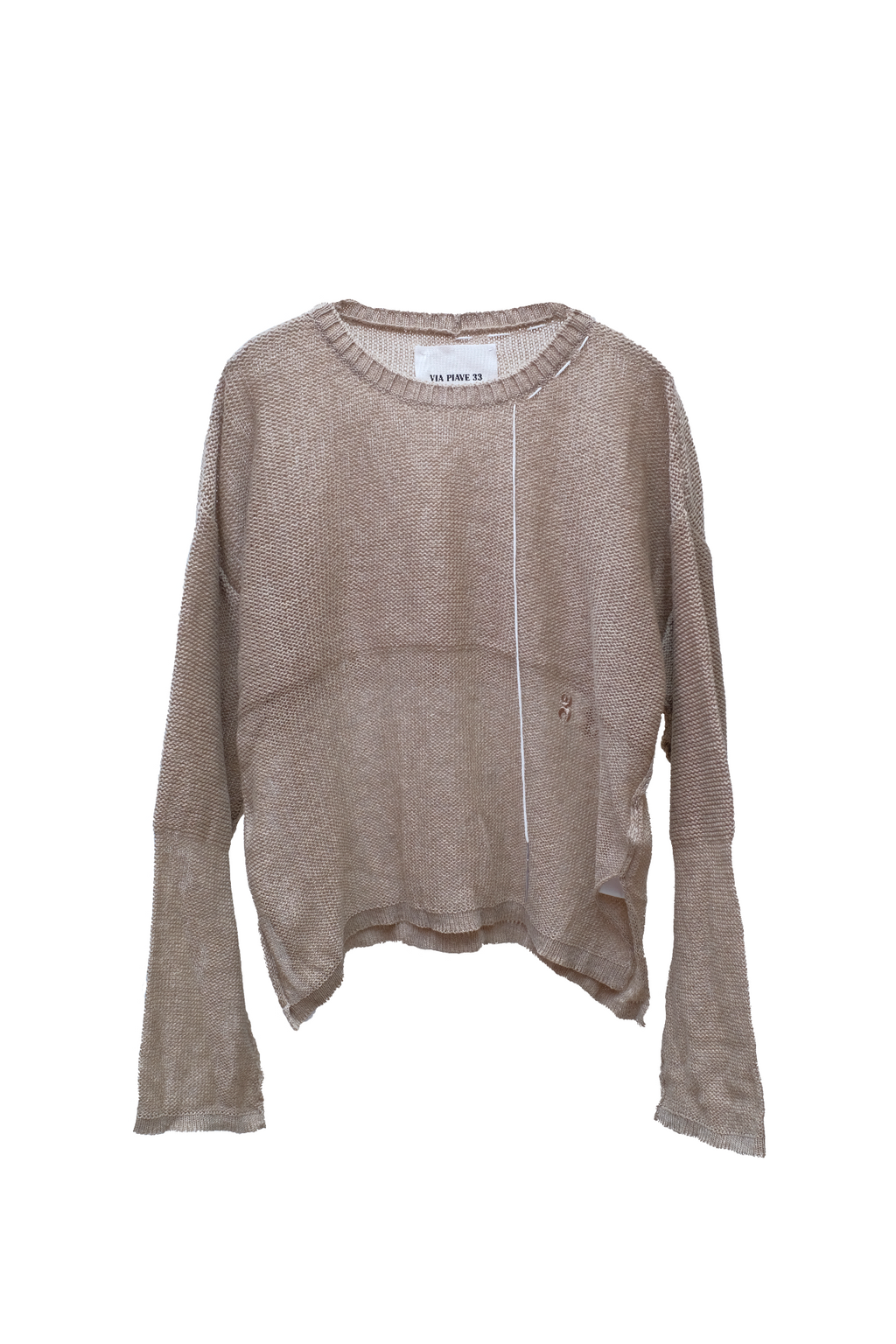 PULLOVER RETE CASHMERE.