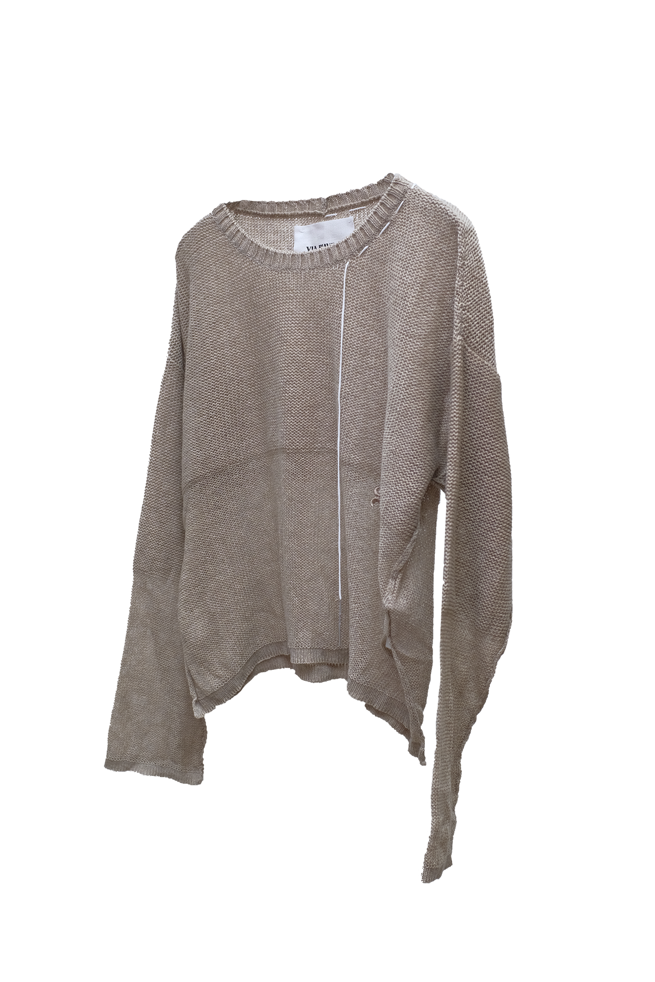 PULLOVER RETE CASHMERE.