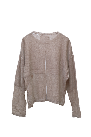 PULLOVER RETE CASHMERE.