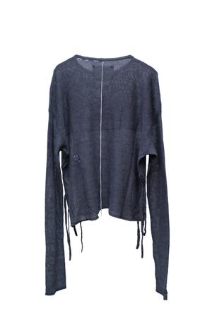 PULLOVER RETE WOOL