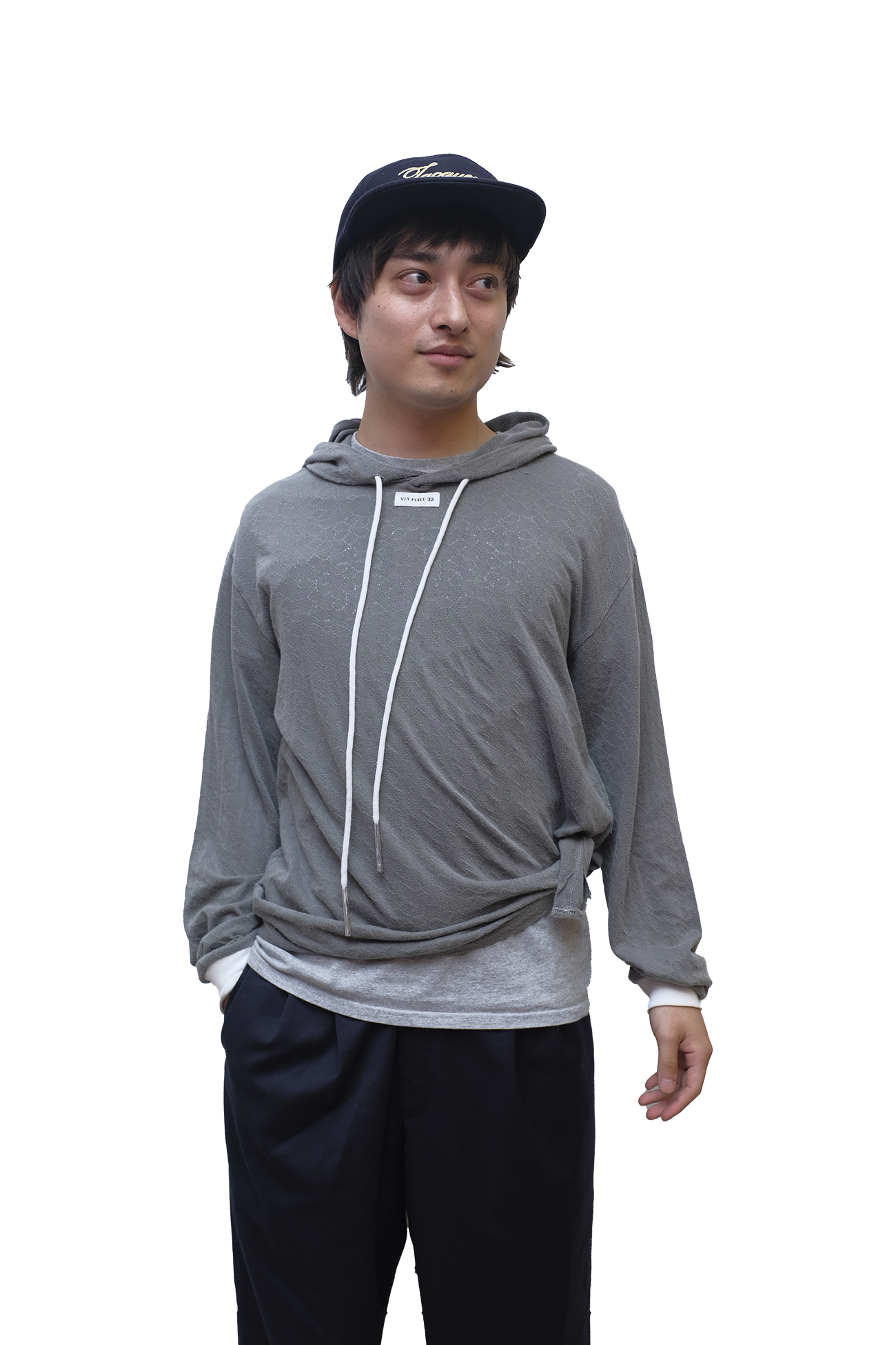 LONG-SLEEVE DAISY HOOD