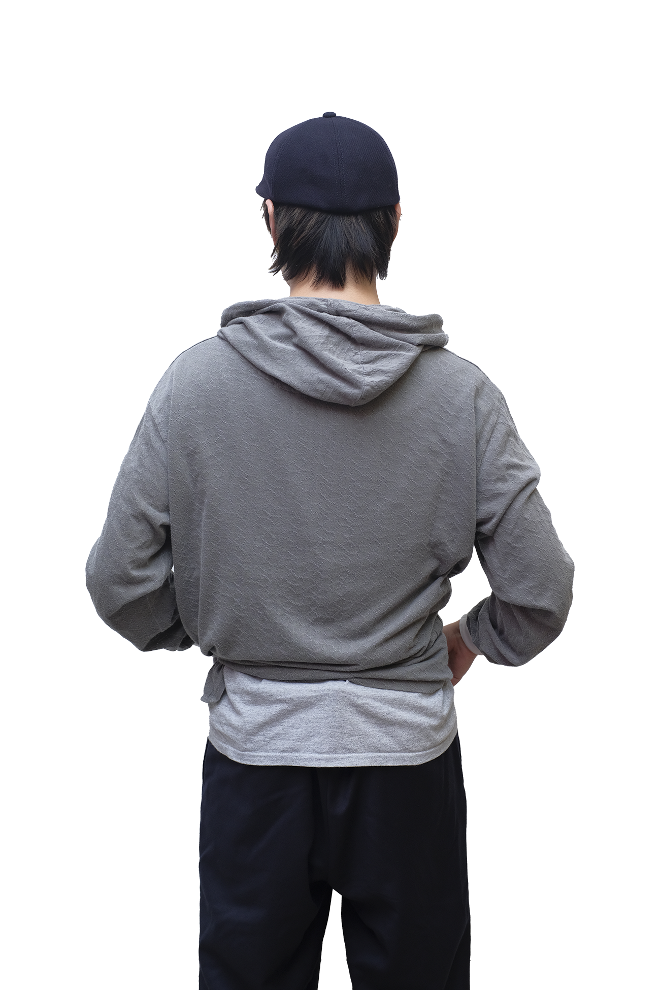 LONG-SLEEVE DAISY HOOD