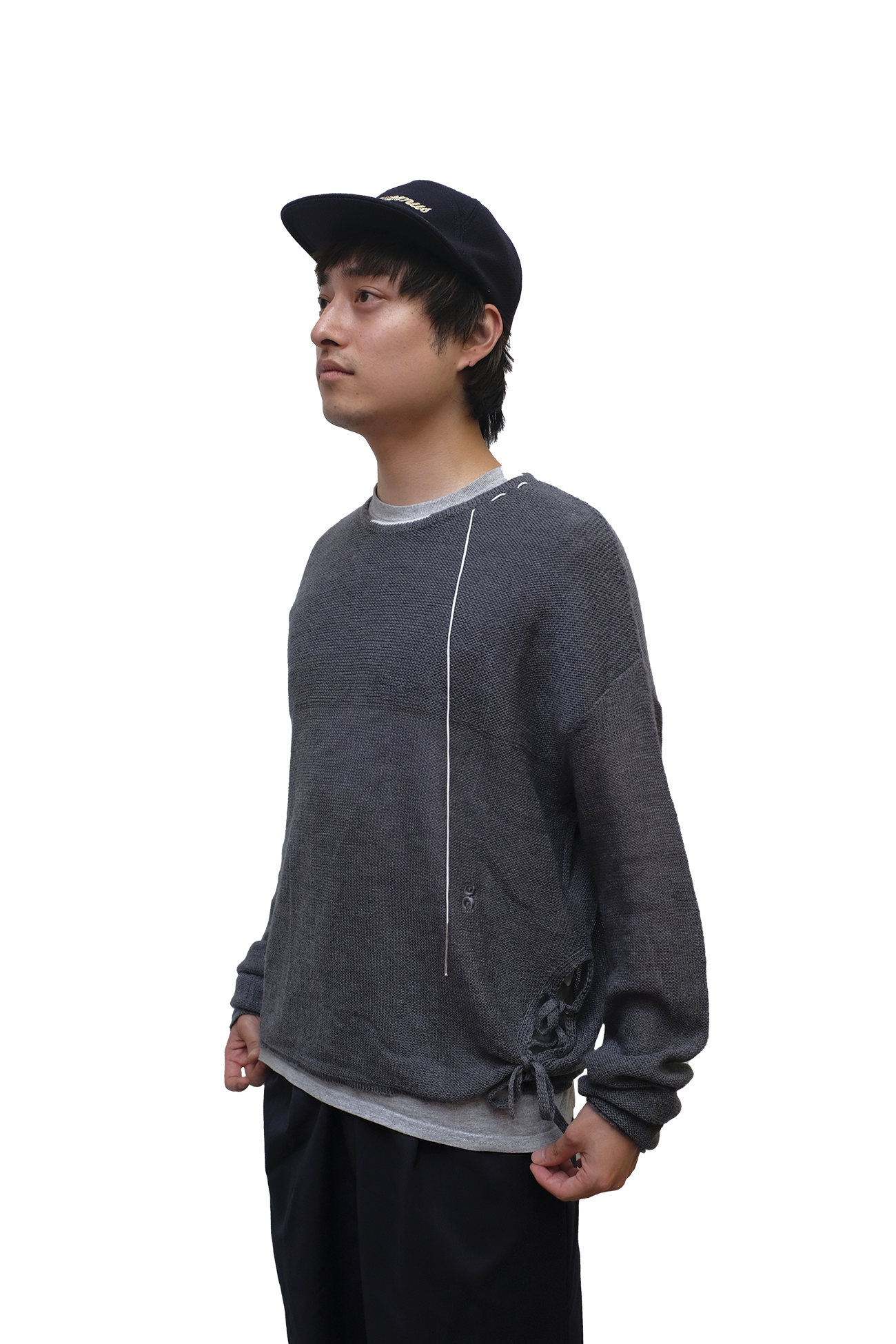 PULLOVER RETE WOOL