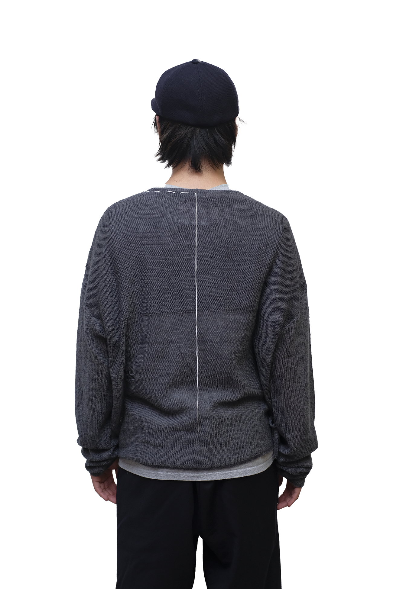 PULLOVER RETE WOOL