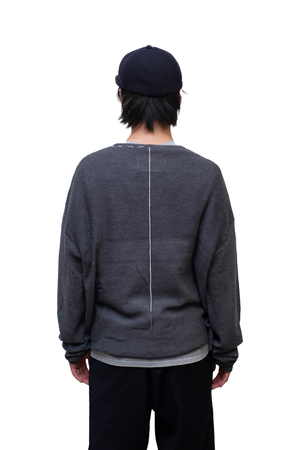 PULLOVER RETE WOOL