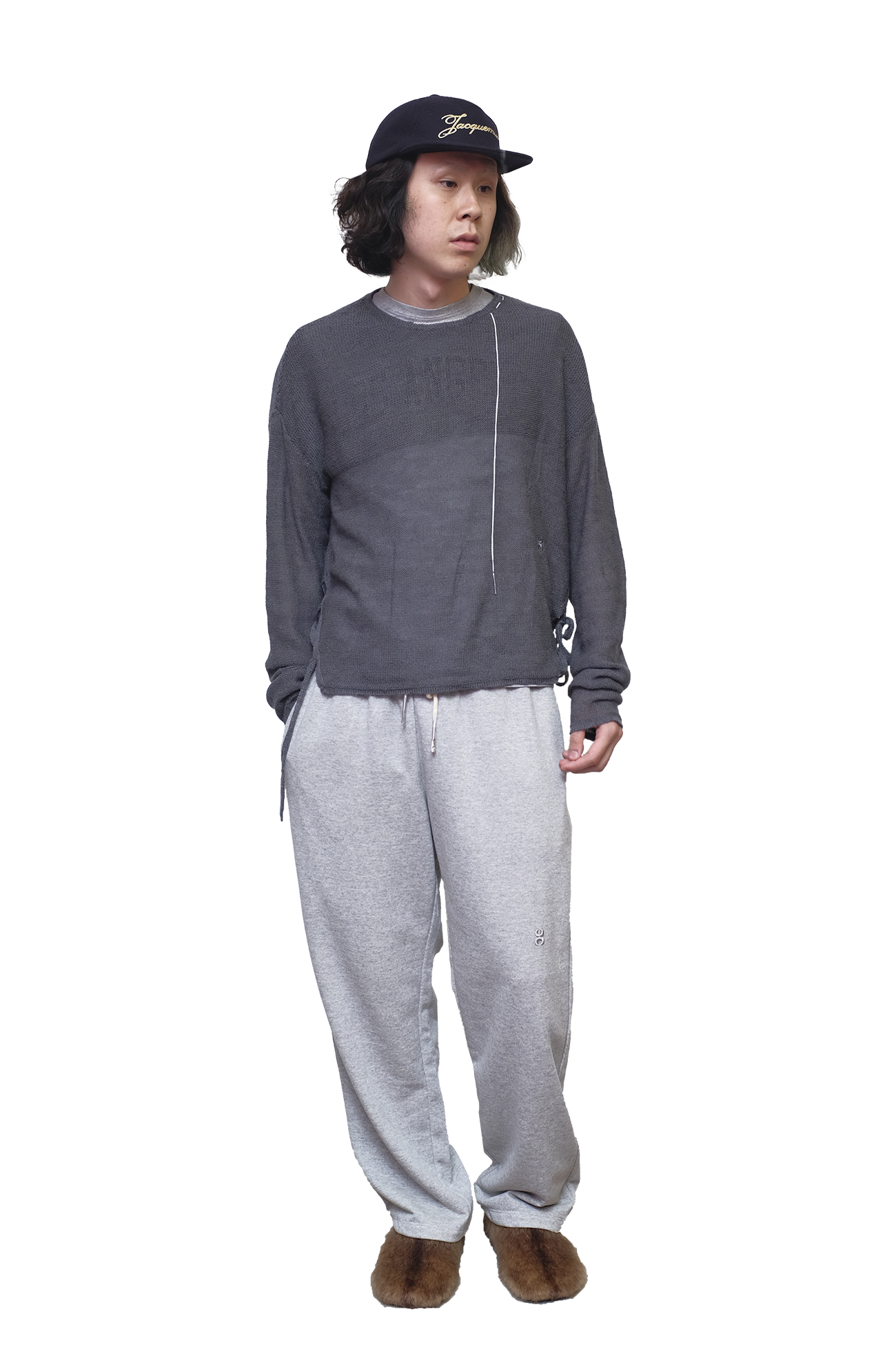 PULLOVER RETE WOOL