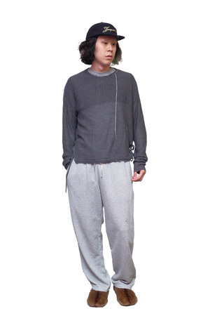PULLOVER RETE WOOL