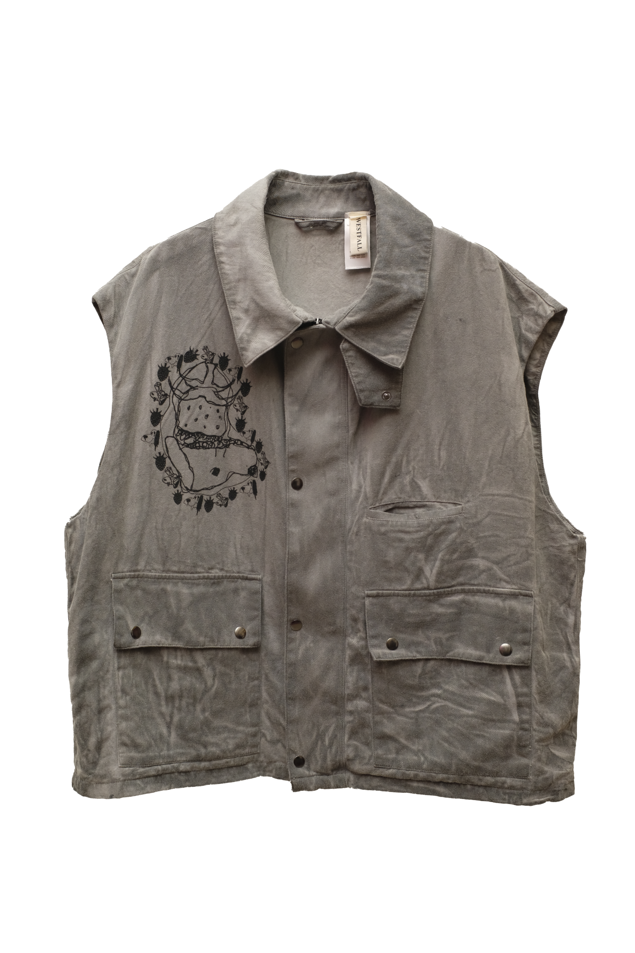 DONK QUILTED BLOB VEST Mサイズ　11747391 DONK QUILTED BLOB VEST Mサイズ 11747391