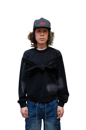 tied bandana  sweatshirt